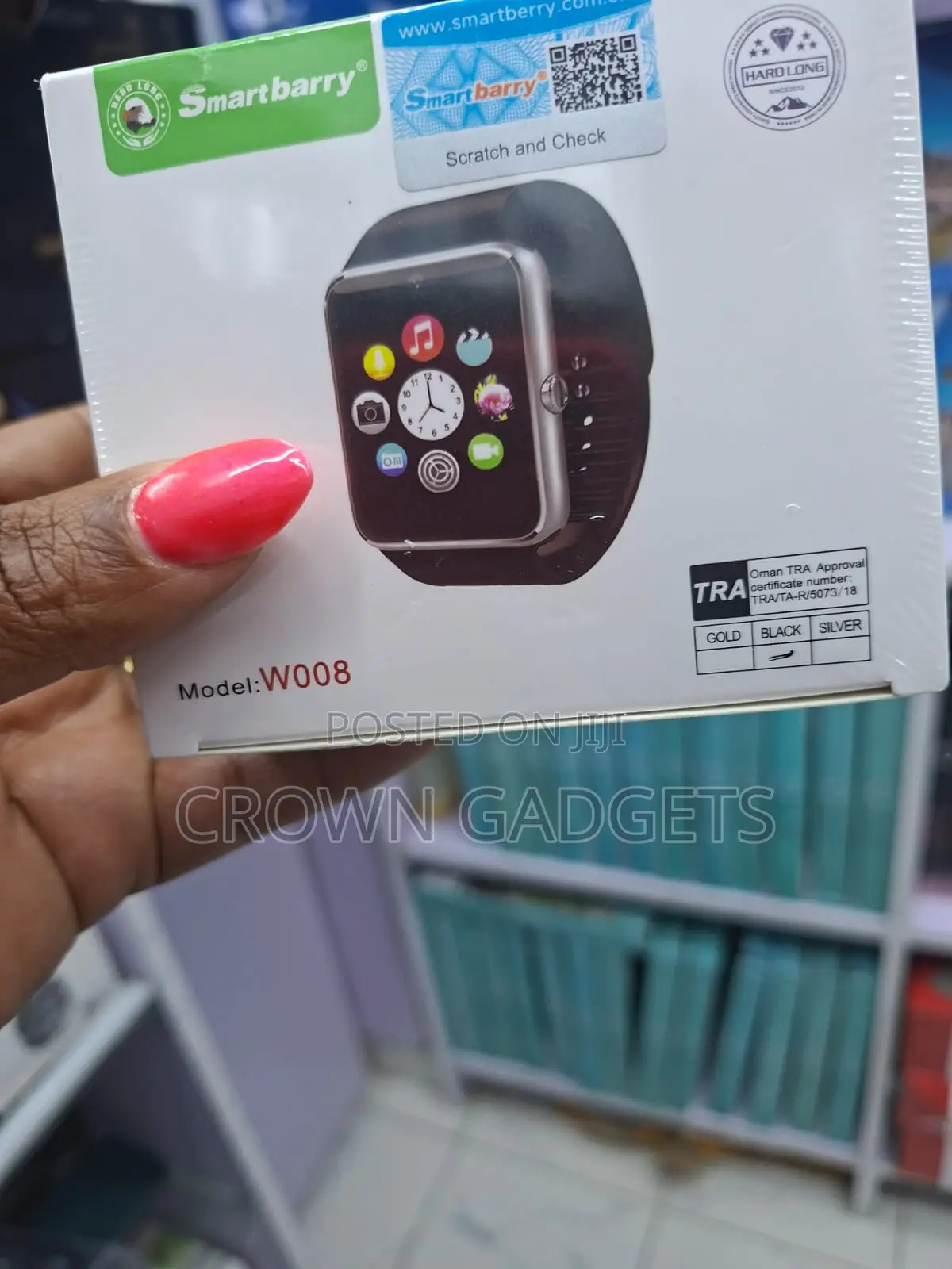 Smartberry W008 Fitness Smartwatch With Anti-Lost Feature