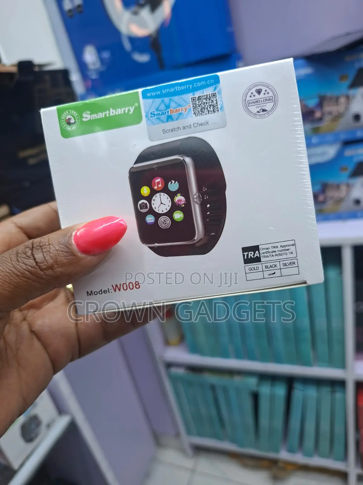 Smartberry W008 Fitness Smartwatch With Anti-Lost Feature