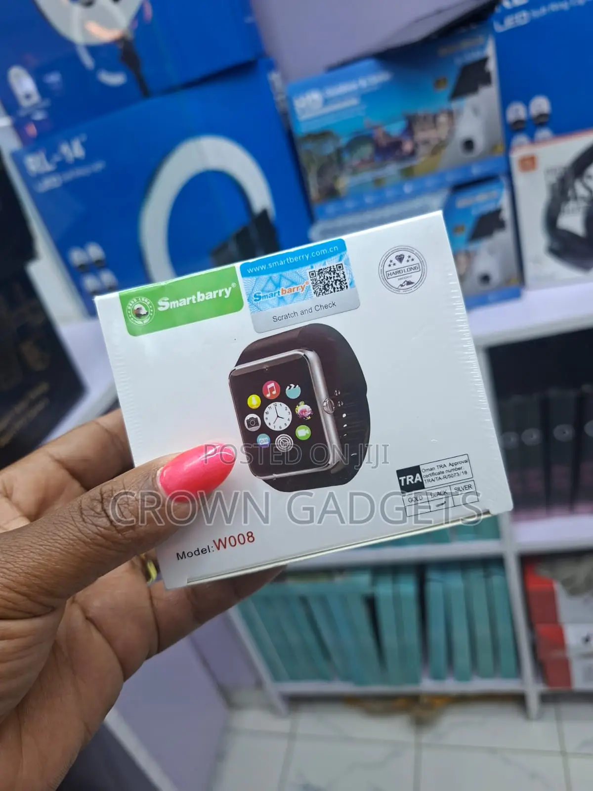 Smartberry W008 Fitness Smartwatch With Anti-Lost Feature