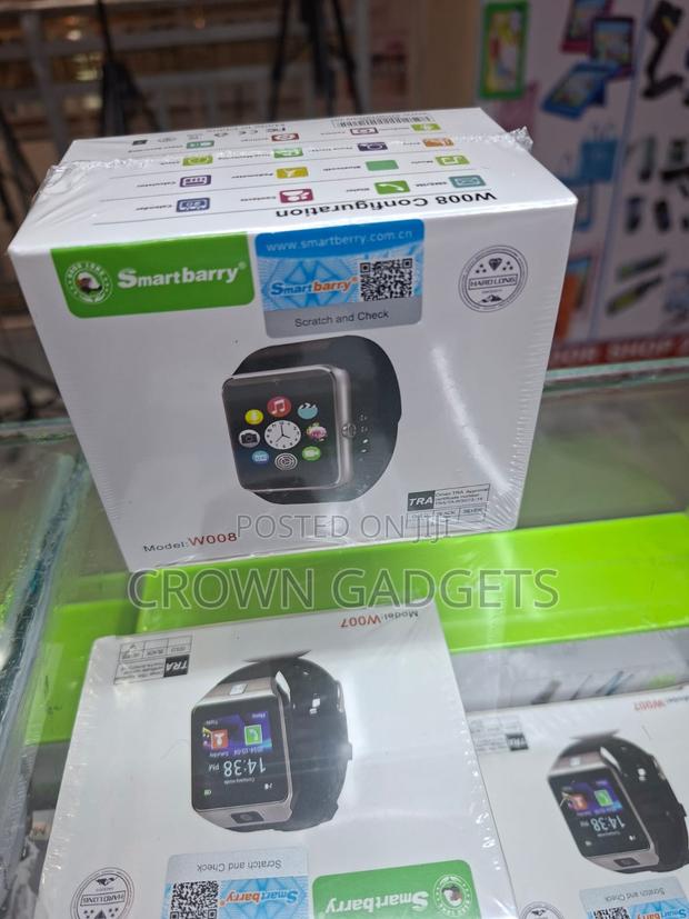 W008 Touchscreen Smart Watch With Sim Card and Bluetooth