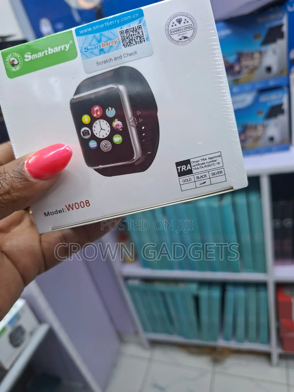 W008 Touchscreen Smart Watch With Sim Card and Bluetooth
