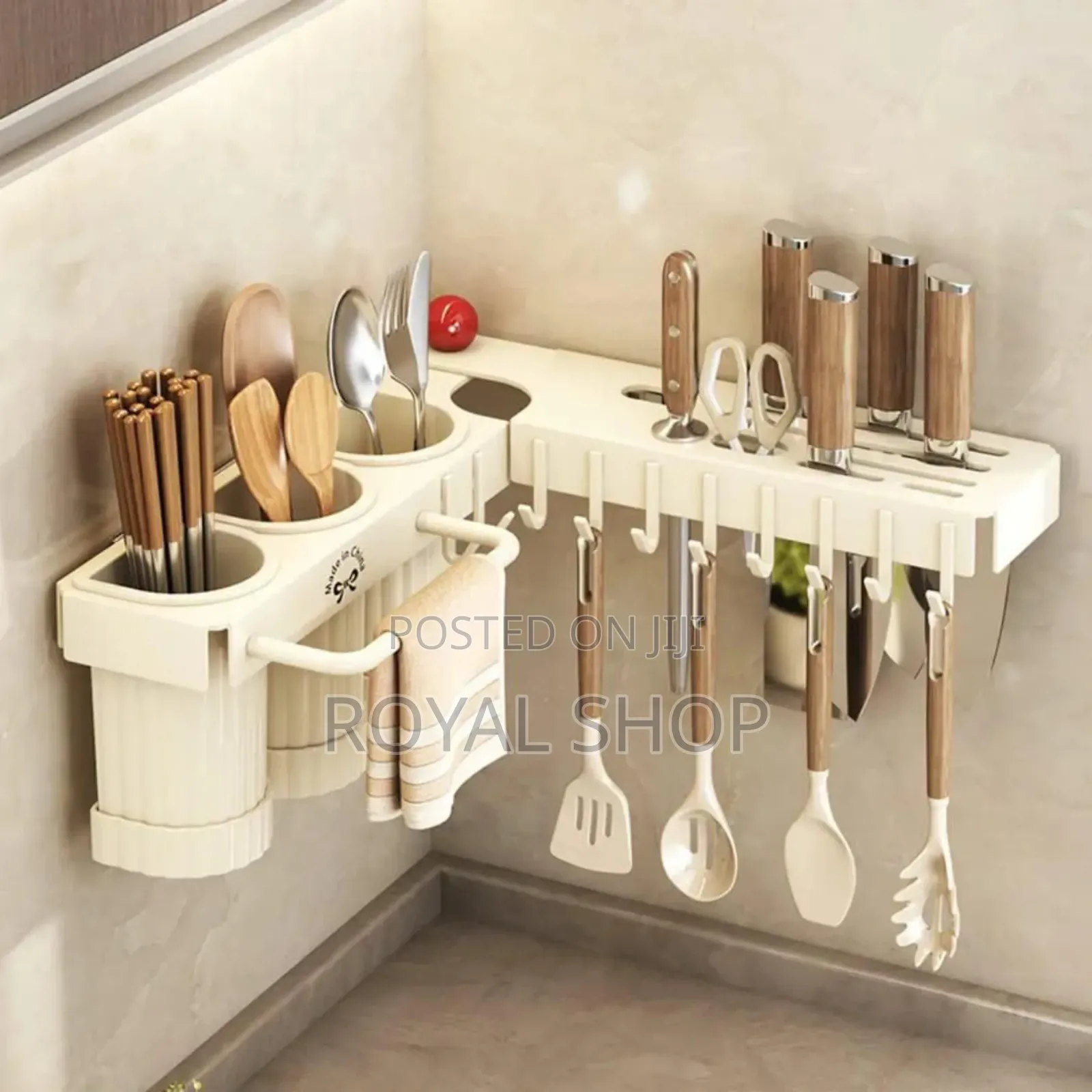 Wall Mounted Cutlery Storage Rack