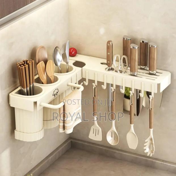 Wall Mounted Cutlery Storage Rack