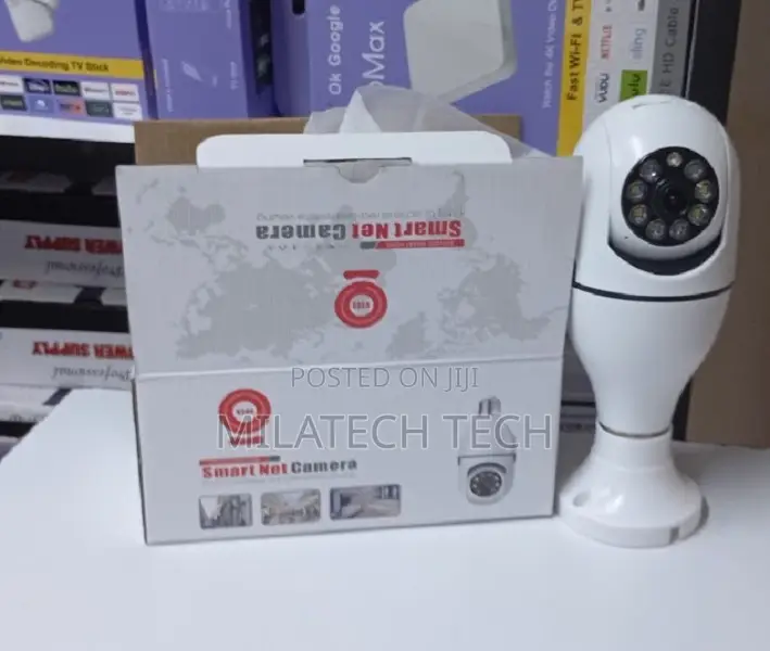 Bulb PTZ Security Camera | Wireless 360°