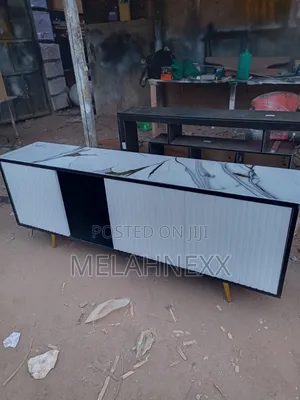Marble Top Black Tv Stand