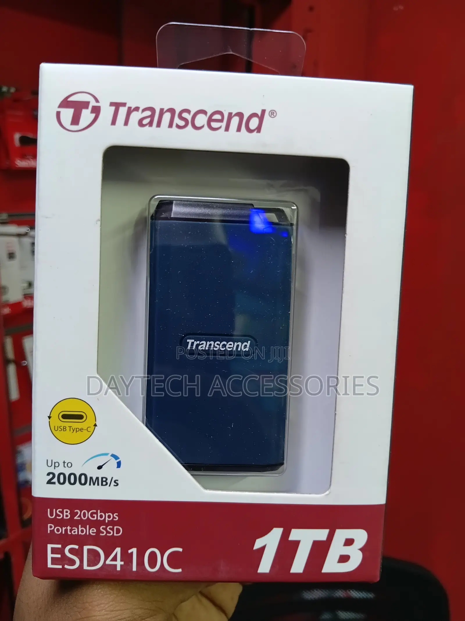 Transcend Esd410c 1tb Portable SSD | Usb-C 20gbps | 2000mb/S.