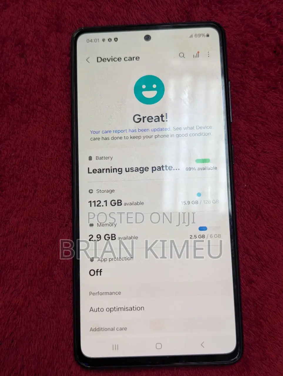 Samsung Galaxy A52 128 GB Black