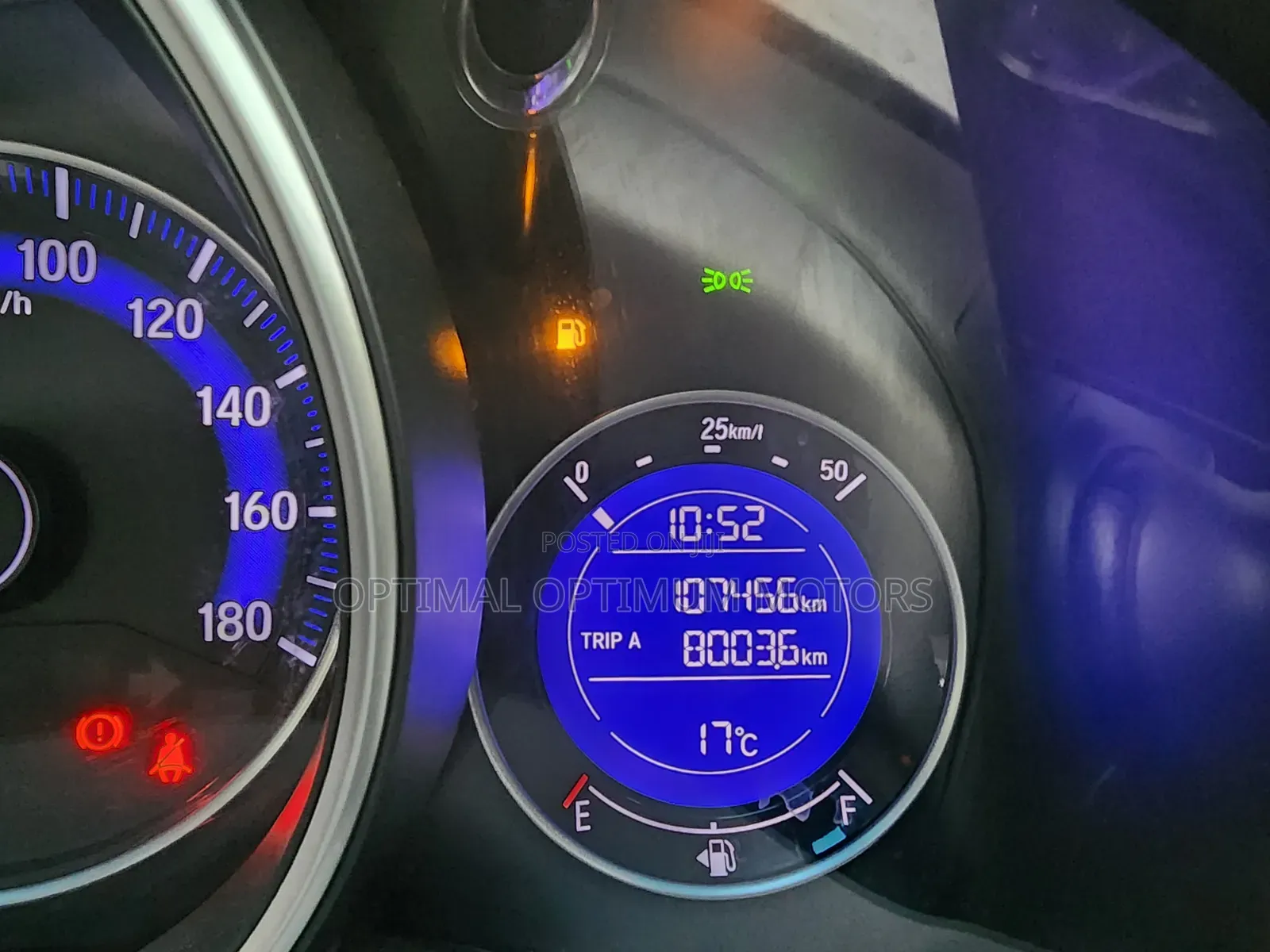 Honda Fit 2017 Red