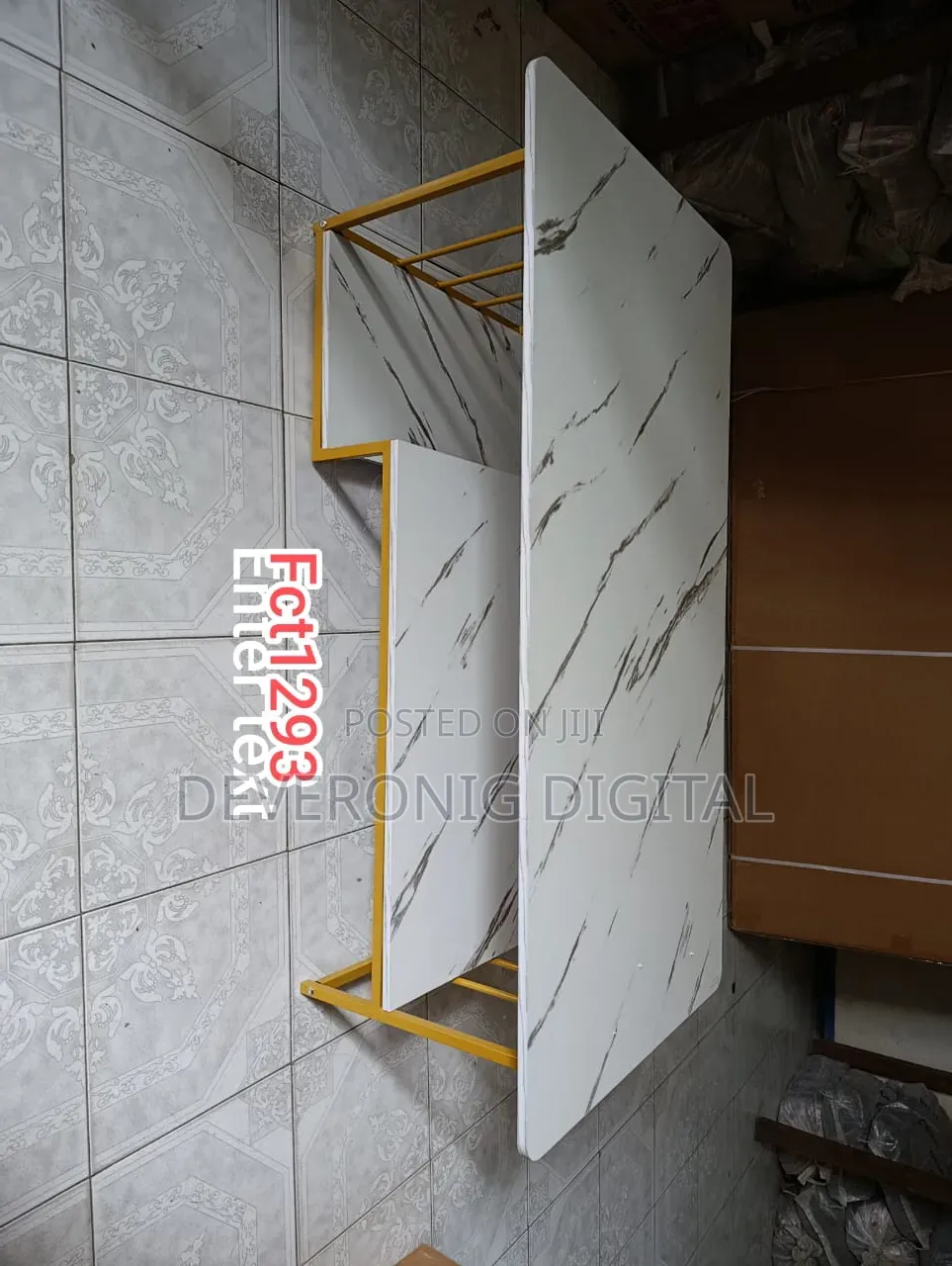 Executive White Marble Coffee Table