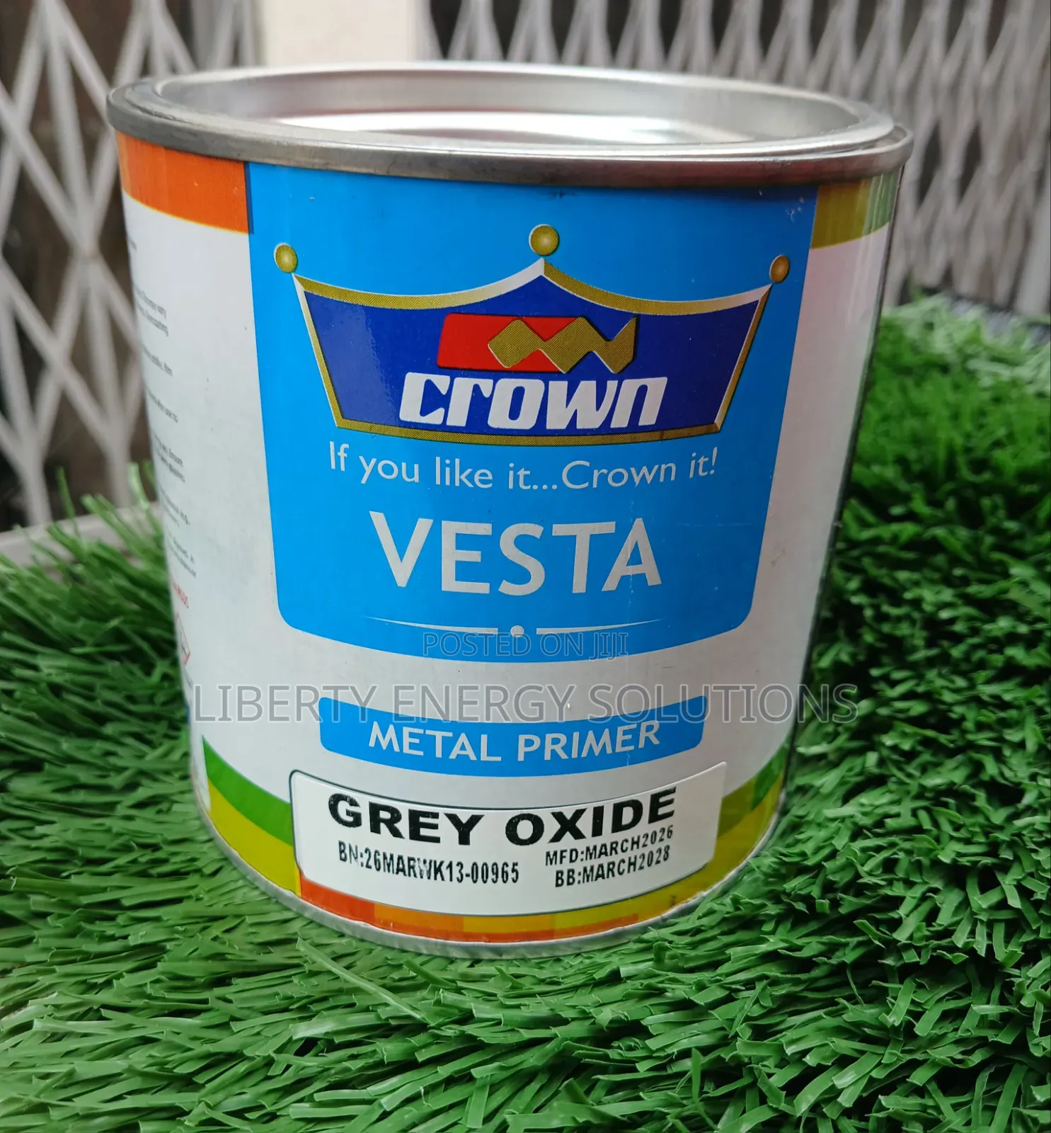 Crown Vesta Regal Grey Oxide Primer 1litre