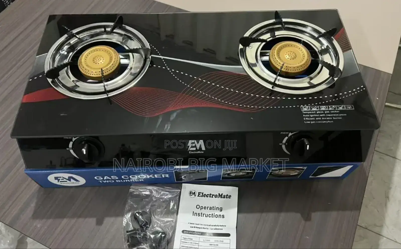 Two Burner Cooker Glass Top