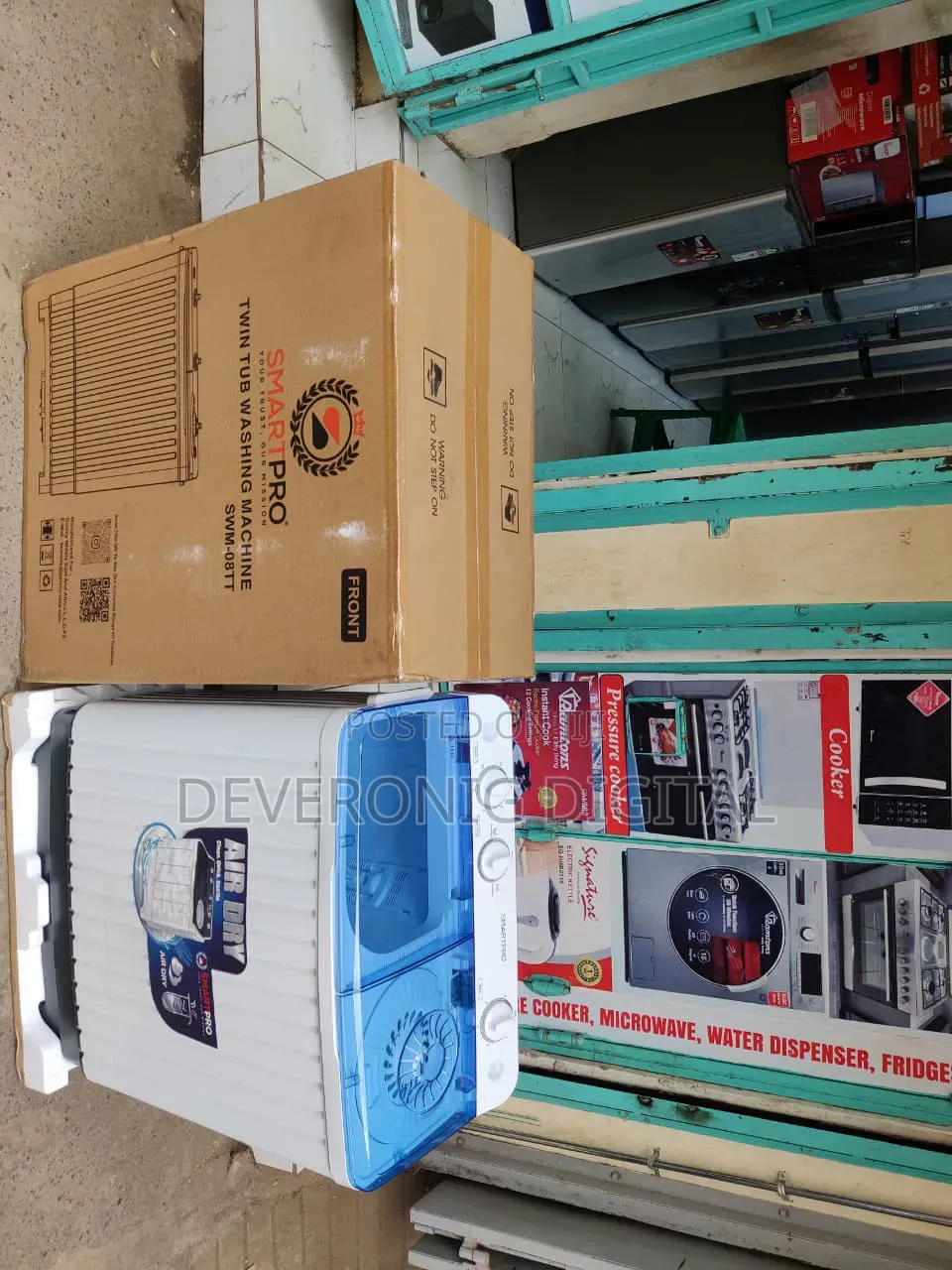 Smartpro Semi Automatic Washing Machine Twin Tub 8kg Now Available* 