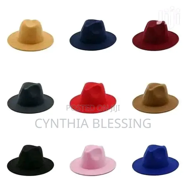 Fashion Fedora Hats in Various Colors