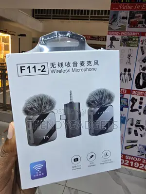 F11-2 Dual Wireless Mic With Noise Cancellation