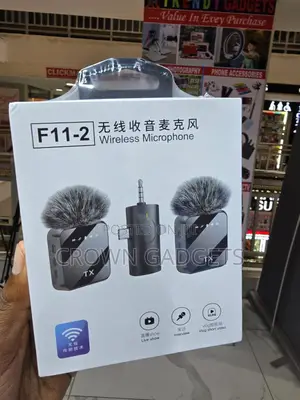 F11-2 Dual Wireless Mic With Noise Cancellation