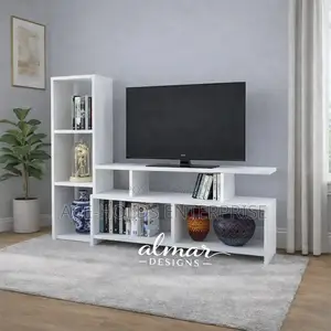 Paris Duo Tv Décor Stand – Modern 4ft Cabinet Unit (Fits Up to 55")