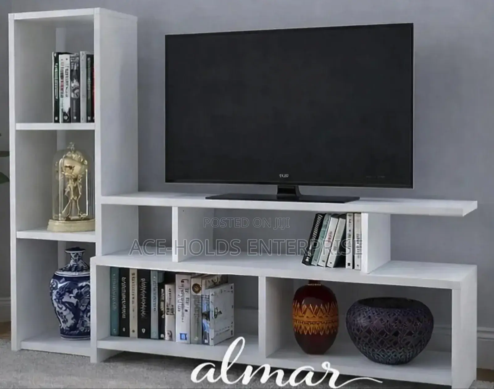 Paris Duo Tv Décor Stand – Modern 4ft Cabinet Unit (Fits Up to 55")
