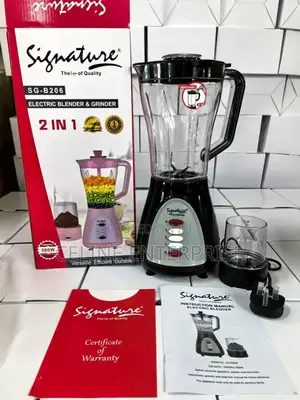Signature 2in1 Electric Blender With Grinder (500w)