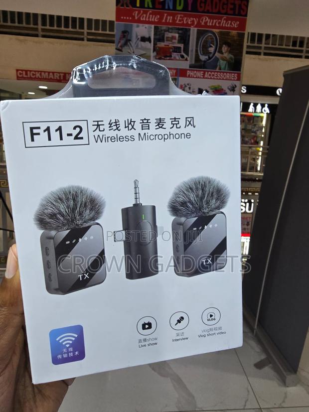 F11-2 Wireless Microphone, Dual Wireless Microphone, - thumbnail 2