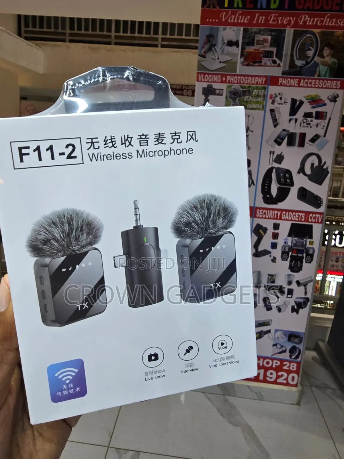 F11-2 Wireless Microphone, Dual Wireless Microphone,