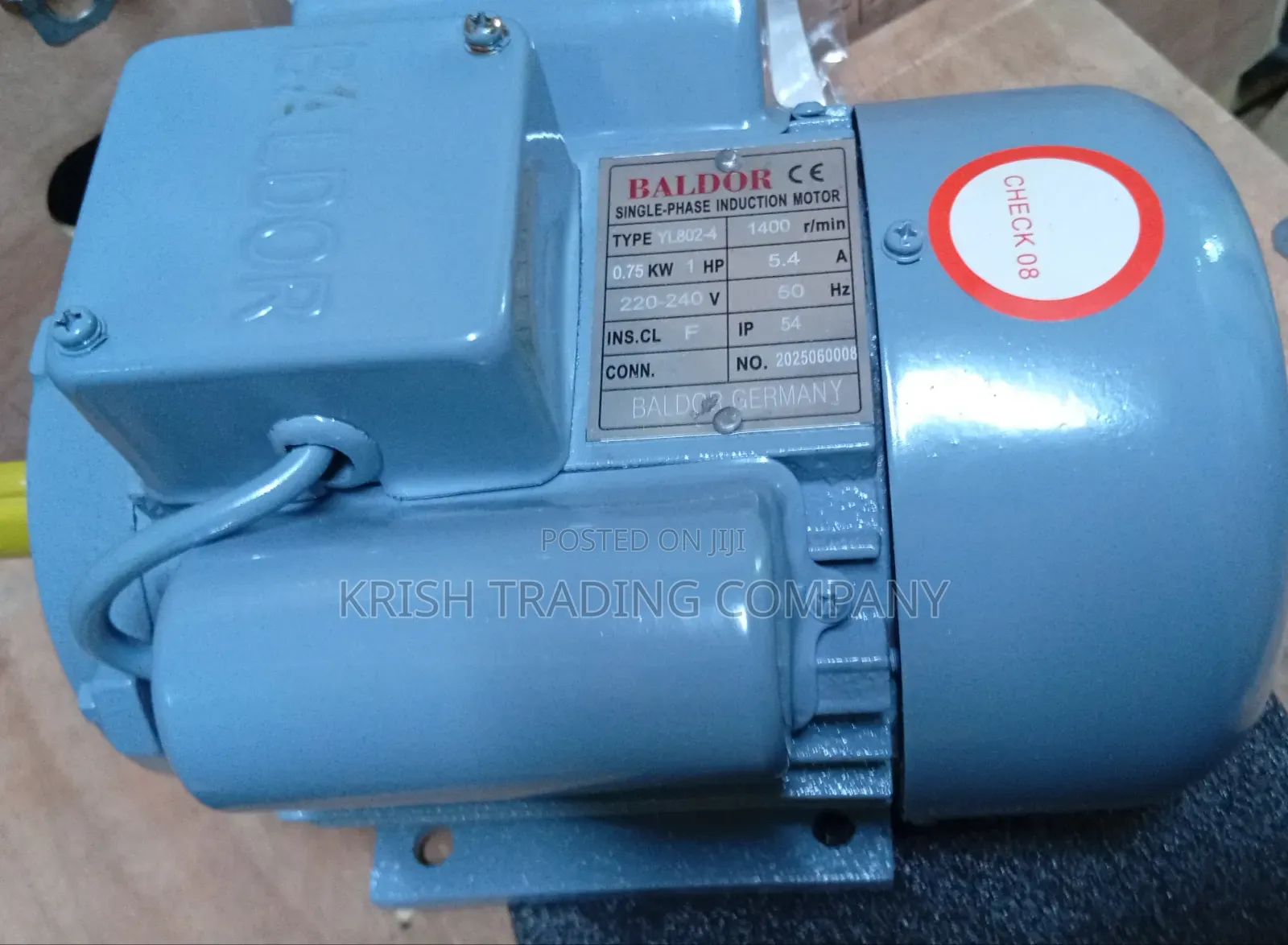 1hp Single Phase Induction Motor Electric Motor