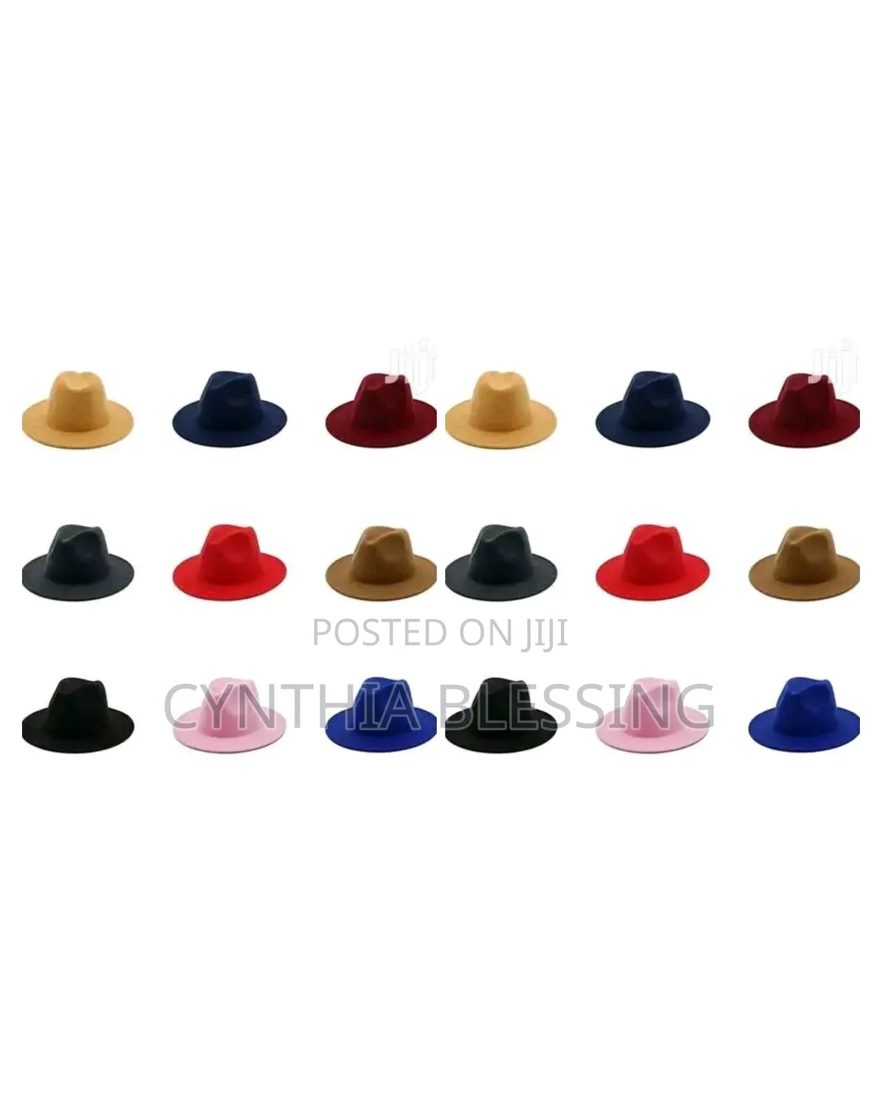 Fashion Fedora Hats in Various Colors