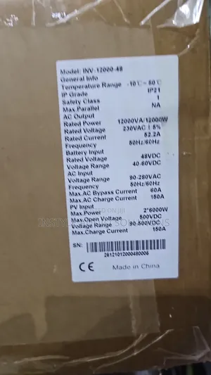 Deye 50kw - 48v Low Frequency Hybrid 100a MPPT Controller
