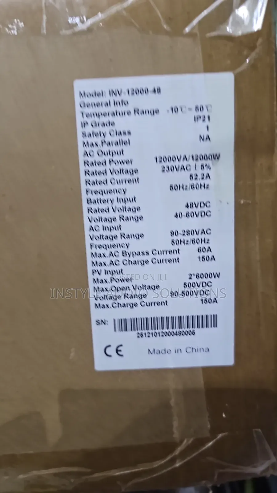 Deye 50kw - 48v Low Frequency Hybrid 100a MPPT Controller