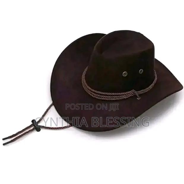 Dark Brown Cowboy Hat - main view