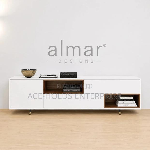 Nyali 5ft Modern Design Tv Stand - MDF Wood - thumbnail 2