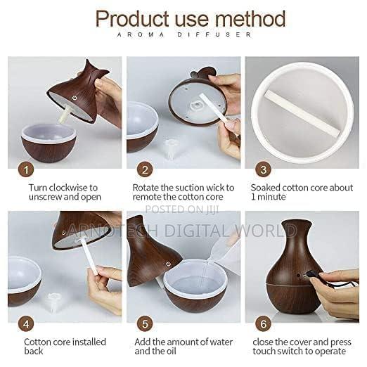 Wooden Ultrasonic Humidifier Diffuser - thumbnail 2