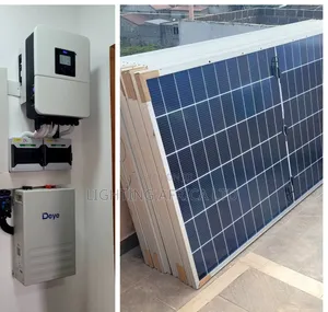 Deye 6kva - 5.12kwh - (6)615w Solar Free Installation Transport