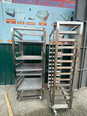 Stainless Steel Bakery Cooling Rack Trolley.