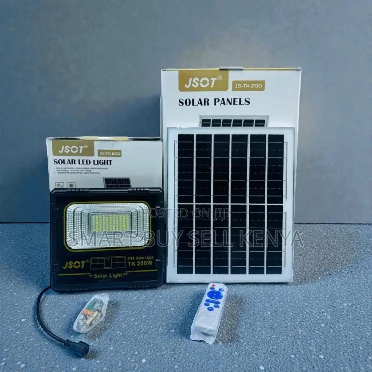 Light Control 100w Watts Outdoor Security Led Solar Flood Light