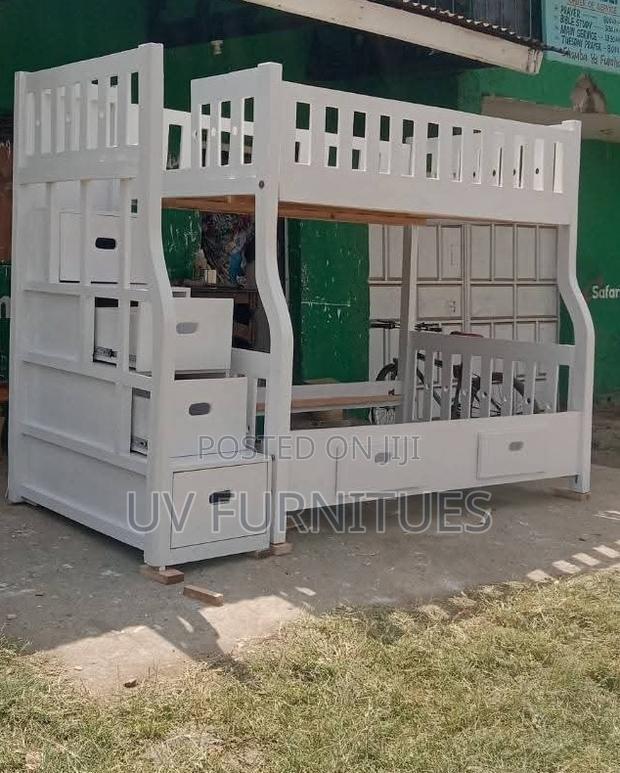 Modern Wooden Bunk Bed - thumbnail 2