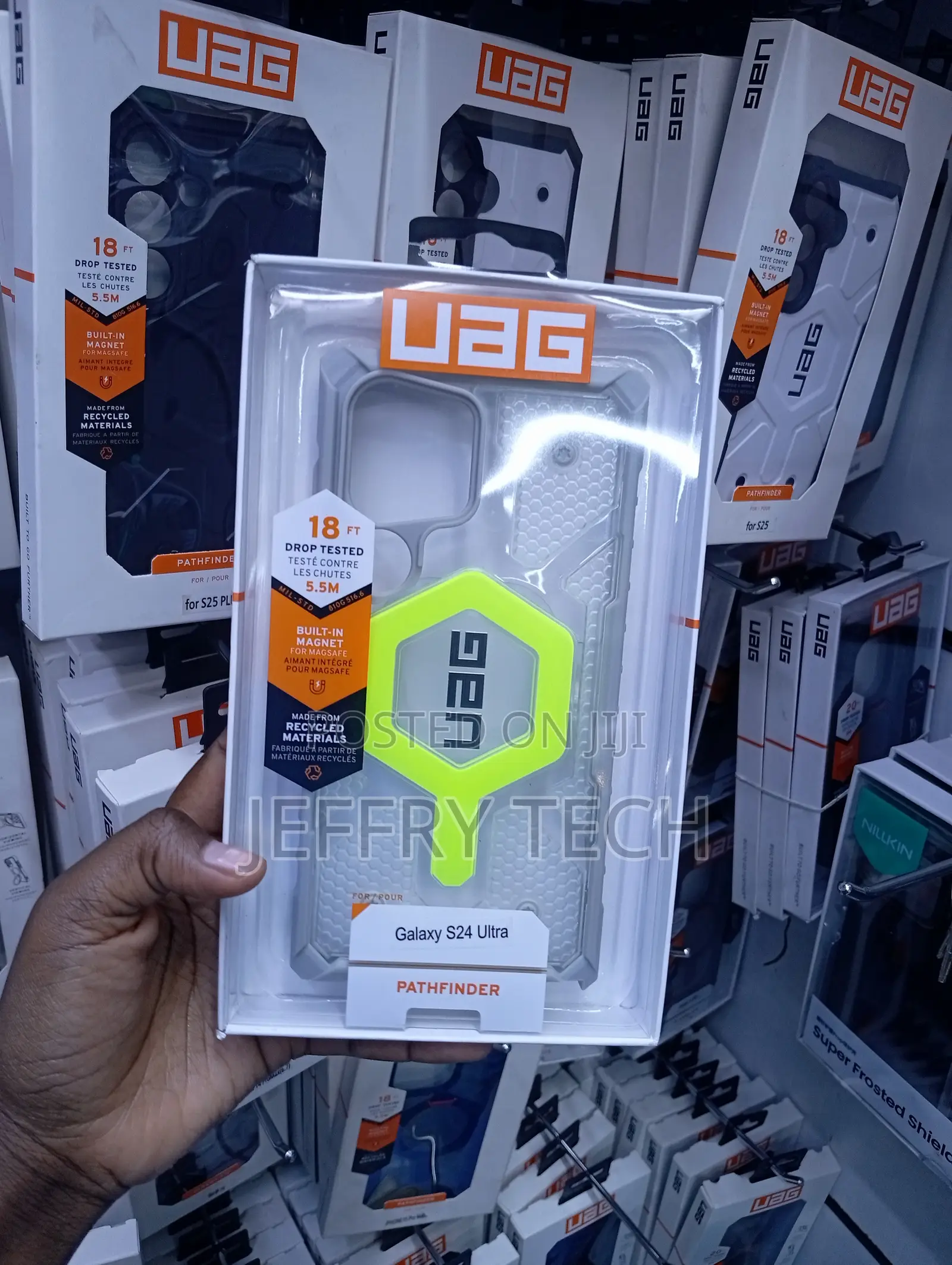 Sg S24 Ultra Eye-Catching Active Neon-Colored Magnetic Module Case