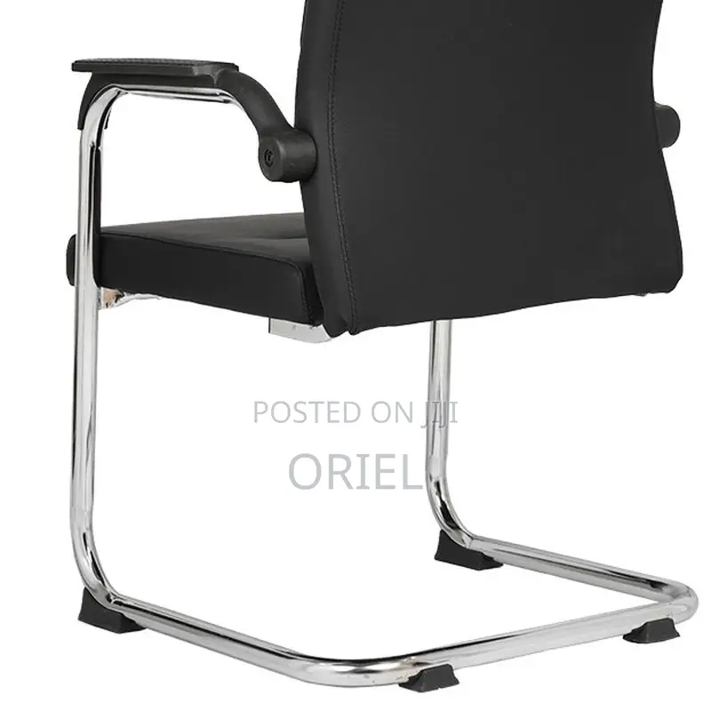 Office Chair : Visitor Waiting Leather Padded Chair.