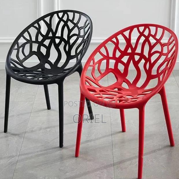 Plastic Chairs : Stackable Restaurant Cafe Plastic Chair - thumbnail 3