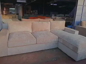 6-Seater High-Density L-Shaped Sofa – Premium Comfort
