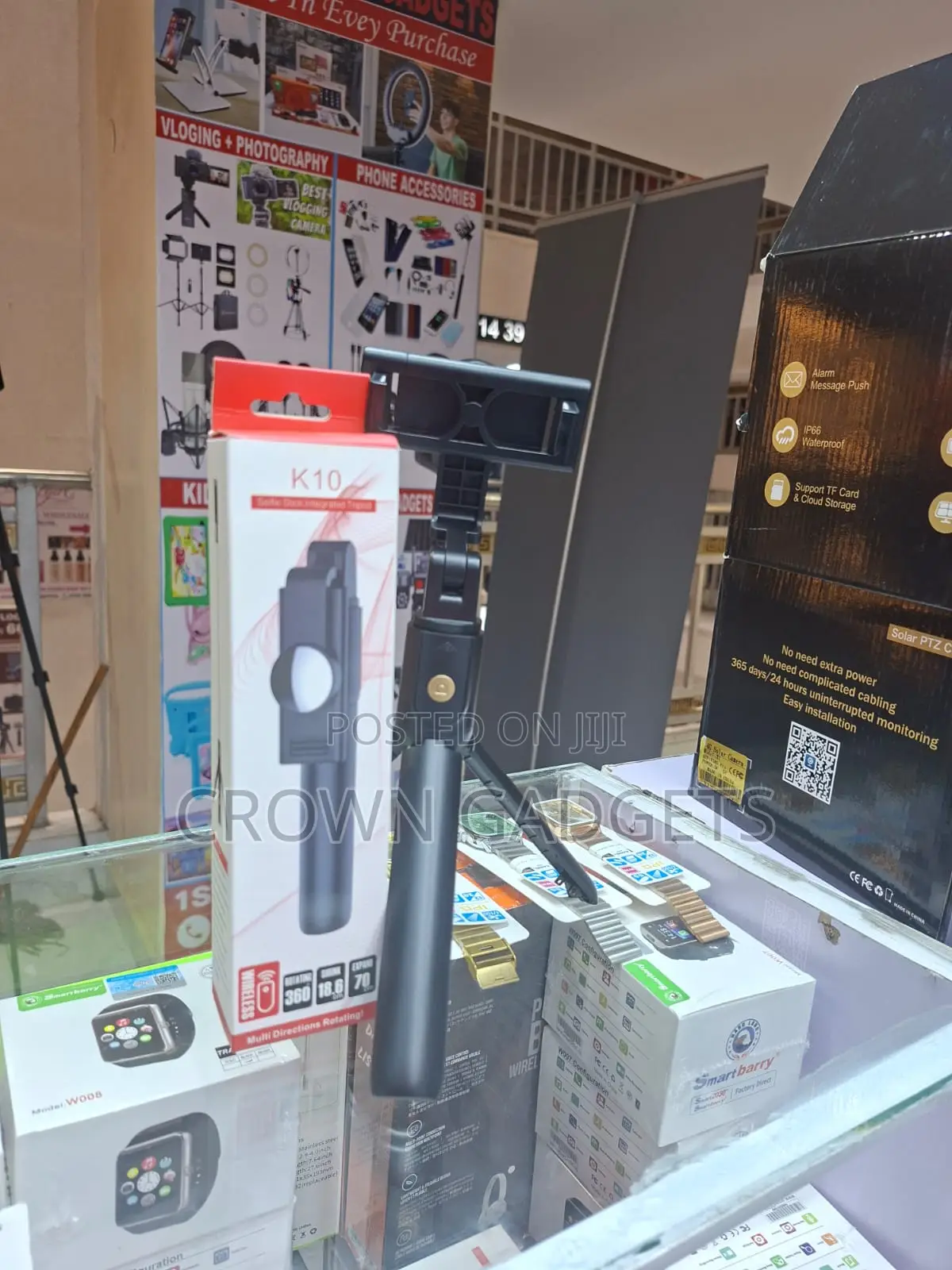 Foldable Bluetooth Selfie Stick With Phone Tripod