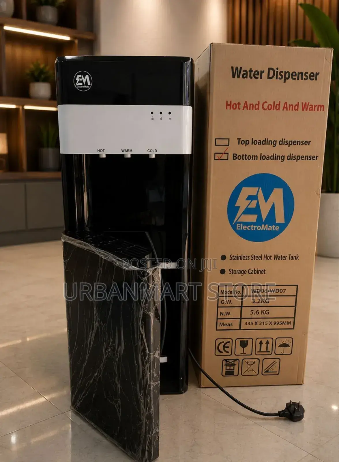 Electromate Bottom Load Water Dispenser Hot, Cold and Normal at 6500