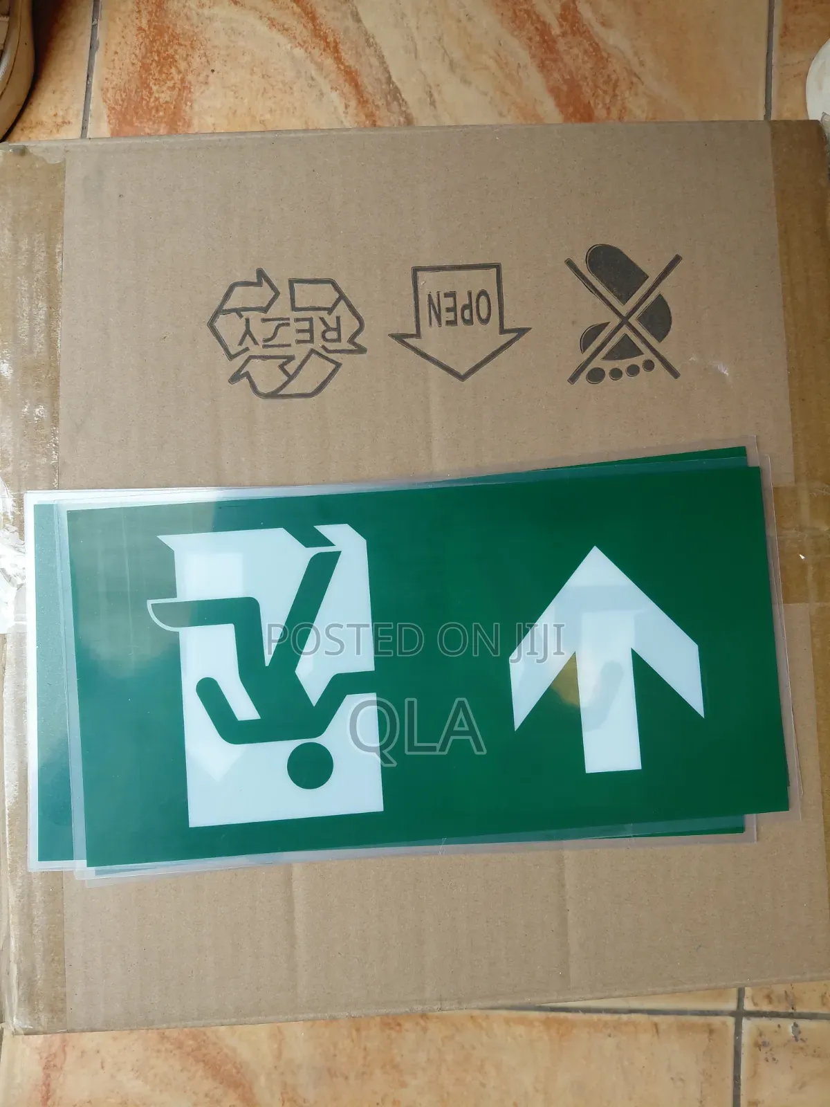 Up-down Pictrogram For Emergency Exit Sign