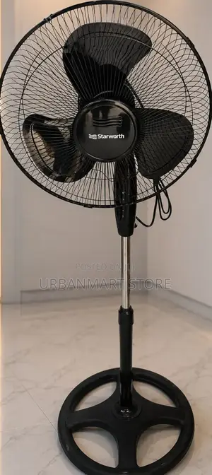Starworth 16" Stand Fan With Stable Round Base