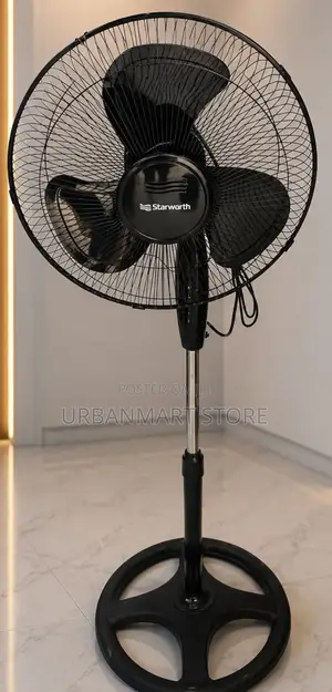 Starworth 16" Stand Fan With Stable Round Base