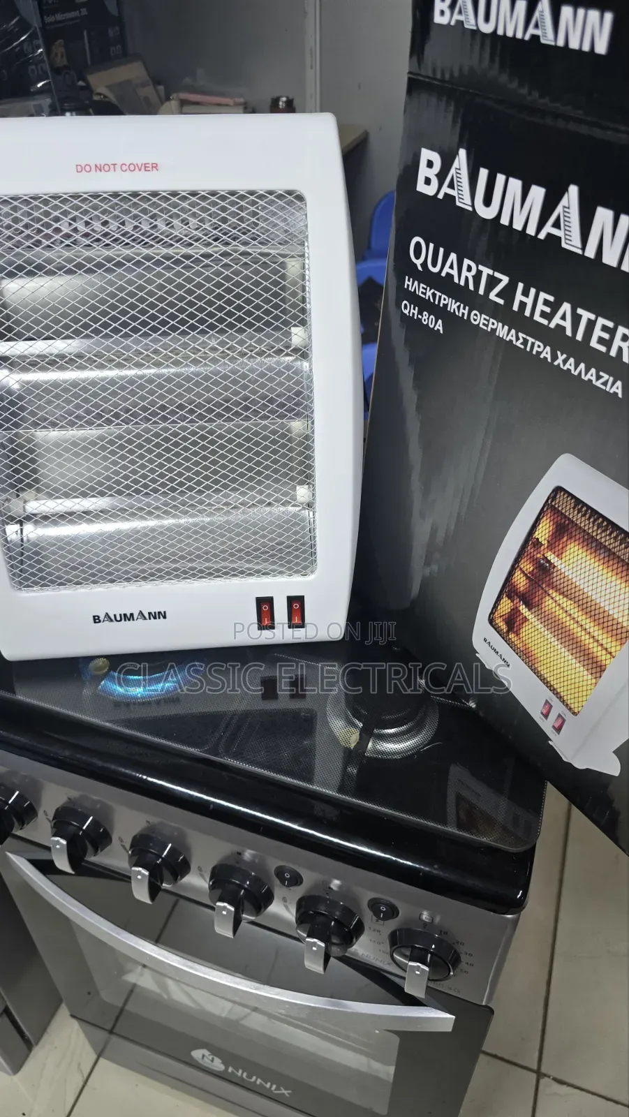 2 Heat Settings Quartz Room Heaters Available