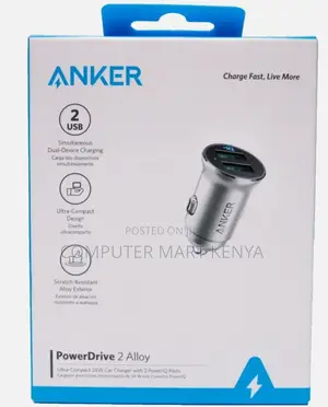 Anker Powerdrive 2 Alloy Black (Car)