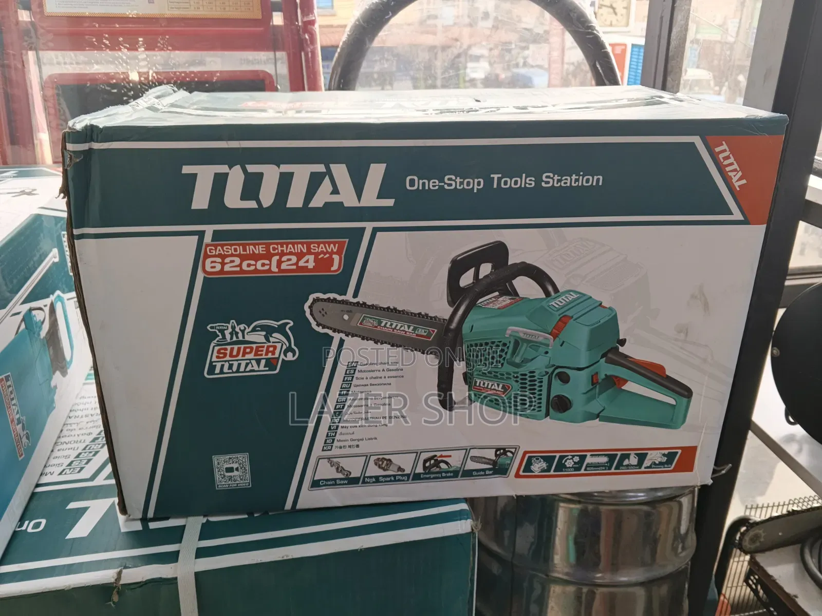 Total Gasoline Chainsaw 62cc