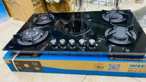 Bolesi Built in Hob With Electric Infrared and Wok Burner