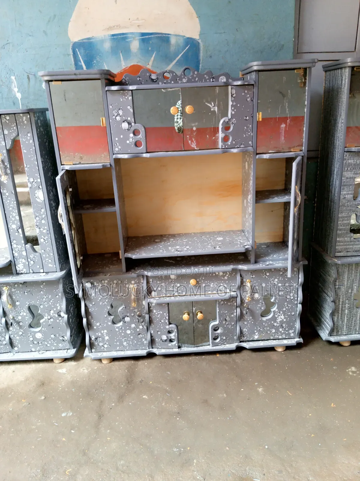 Wall Unit -Shelving Units , 32 Inch Tv Framed
