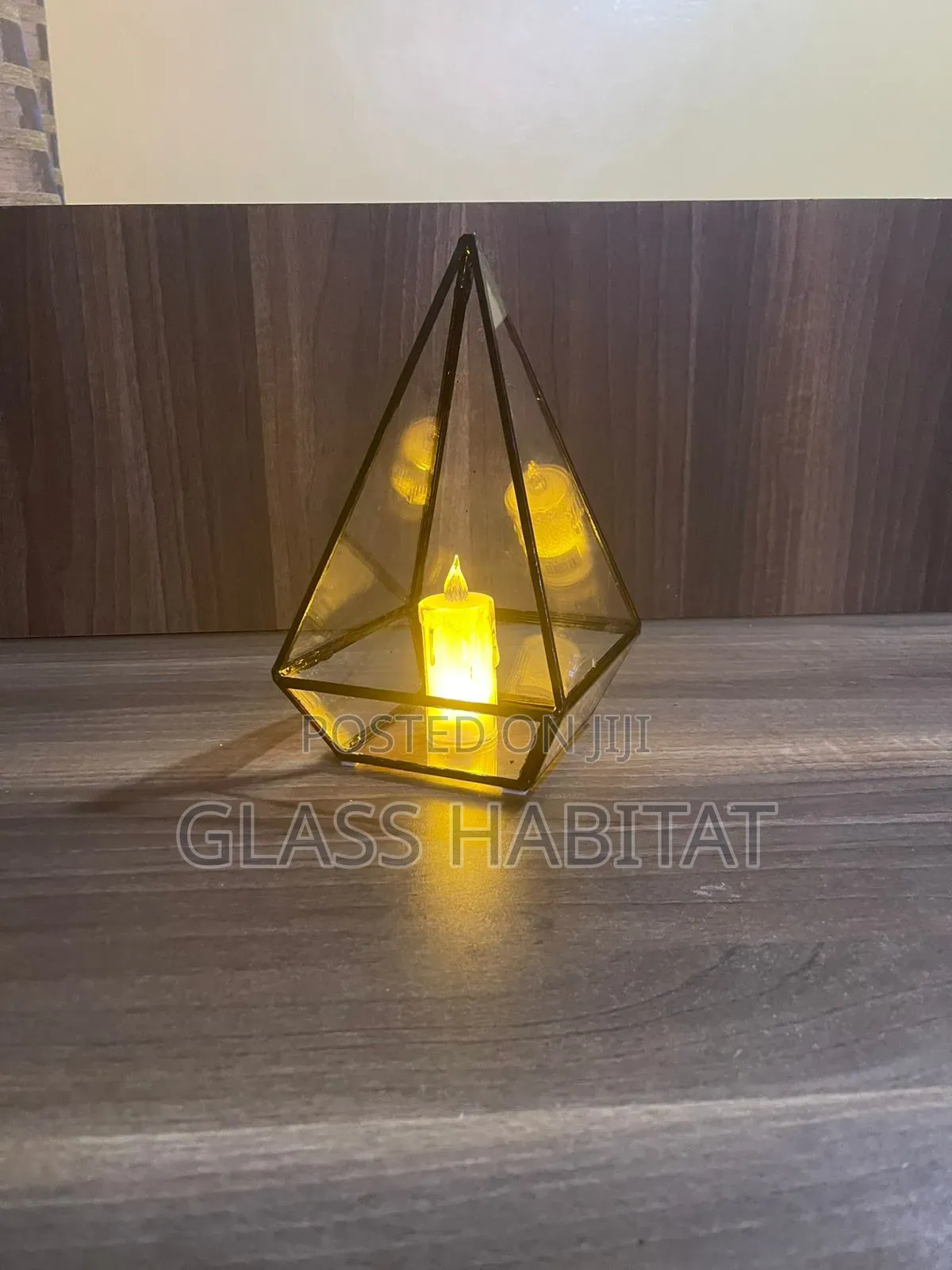 Modern Pyramid Candle Holders